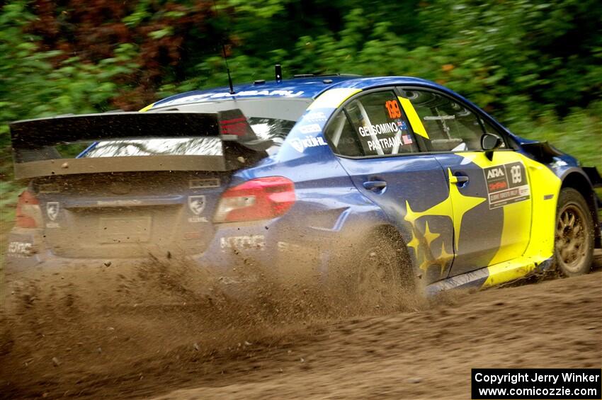 Travis Pastrana / Rhianon Gelsomino Subaru WRX STi on SS5, Steamboat II.