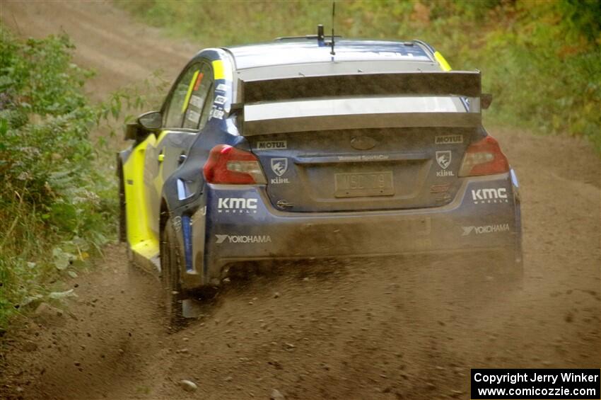 Travis Pastrana / Rhianon Gelsomino Subaru WRX STi on SS5, Steamboat II.