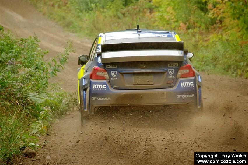 Travis Pastrana / Rhianon Gelsomino Subaru WRX STi on SS5, Steamboat II.