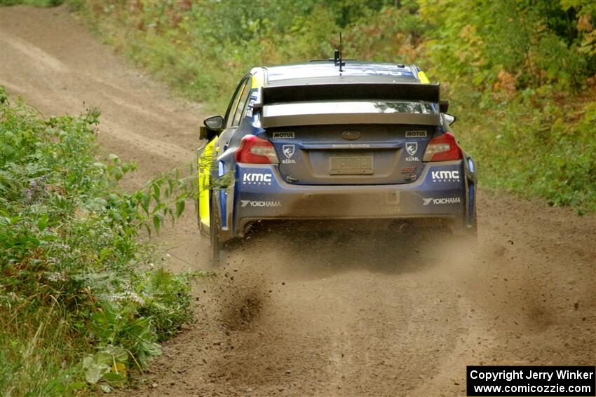 Travis Pastrana / Rhianon Gelsomino Subaru WRX STi on SS5, Steamboat II.