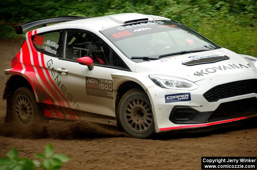 Tom Williams / Hannah McKillop Ford Fiesta R5 on SS5, Steamboat II.