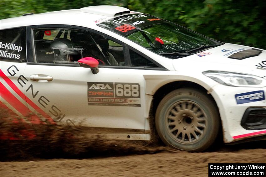 Tom Williams / Hannah McKillop Ford Fiesta R5 on SS5, Steamboat II.