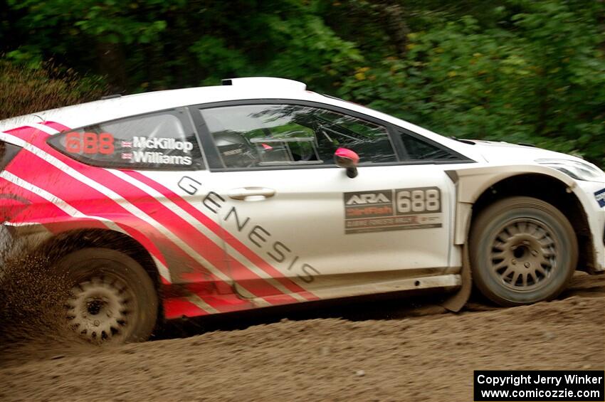 Tom Williams / Hannah McKillop Ford Fiesta R5 on SS5, Steamboat II.