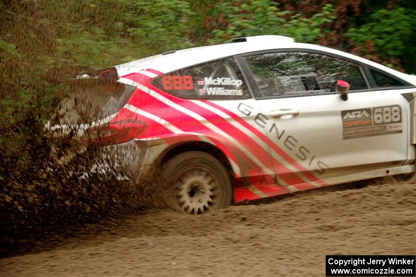 Tom Williams / Hannah McKillop Ford Fiesta R5 on SS5, Steamboat II.