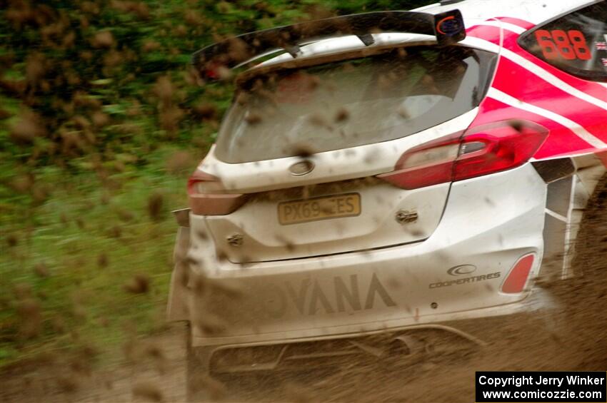 Tom Williams / Hannah McKillop Ford Fiesta R5 on SS5, Steamboat II.