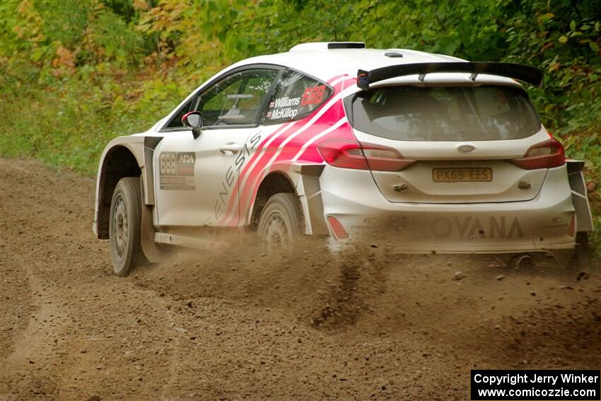 Tom Williams / Hannah McKillop Ford Fiesta R5 on SS5, Steamboat II.