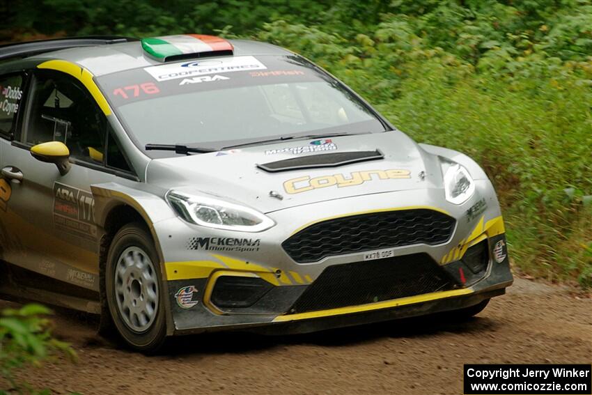 John Coyne / Nick Dobbs Ford Fiesta R5 on SS5, Steamboat II.