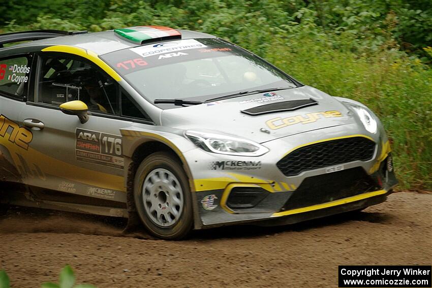 John Coyne / Nick Dobbs Ford Fiesta R5 on SS5, Steamboat II.