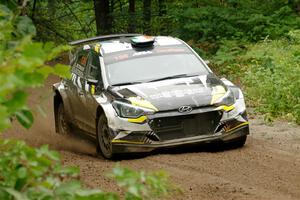 Enda McCormack / Liam McCormack Hyundai i20 R5 on SS5, Steamboat II.