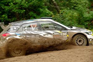 Enda McCormack / Liam McCormack Hyundai i20 R5 on SS5, Steamboat II.