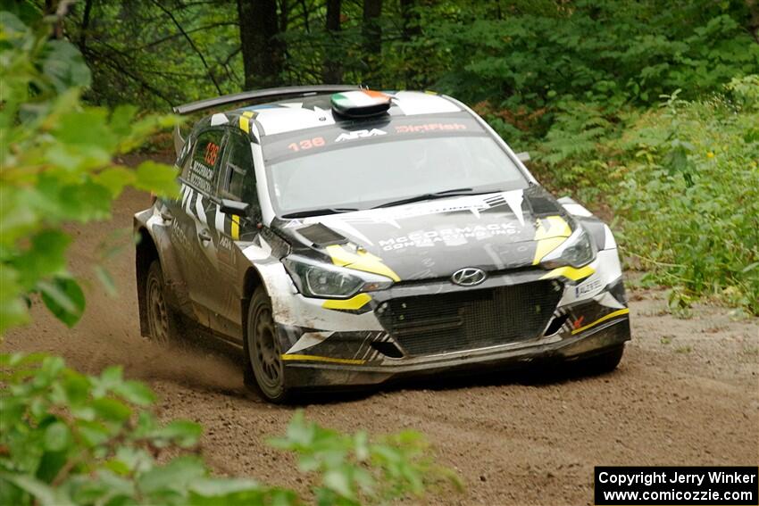 Enda McCormack / Liam McCormack Hyundai i20 R5 on SS5, Steamboat II.