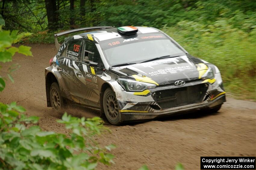 Enda McCormack / Liam McCormack Hyundai i20 R5 on SS5, Steamboat II.