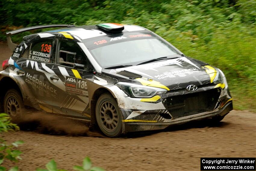 Enda McCormack / Liam McCormack Hyundai i20 R5 on SS5, Steamboat II.