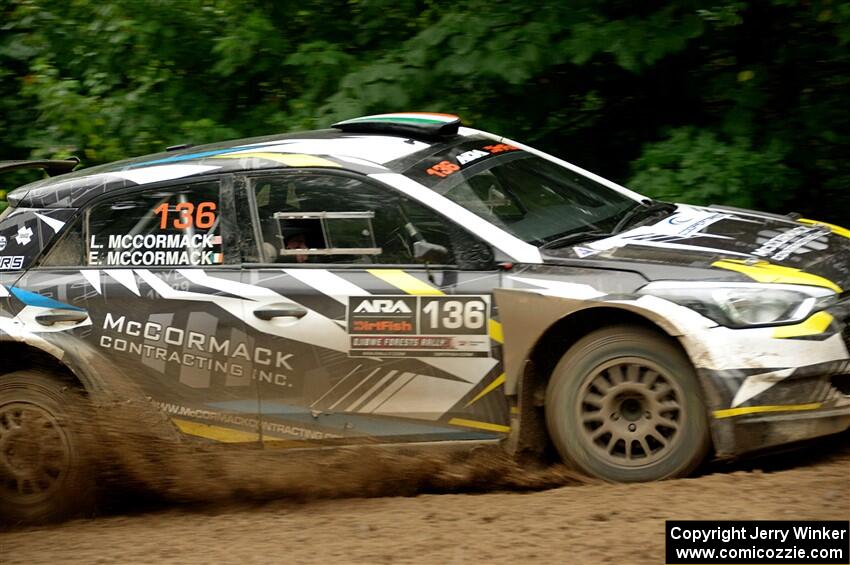 Enda McCormack / Liam McCormack Hyundai i20 R5 on SS5, Steamboat II.