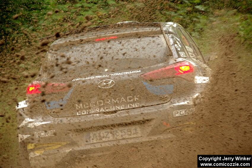 Enda McCormack / Liam McCormack Hyundai i20 R5 on SS5, Steamboat II.