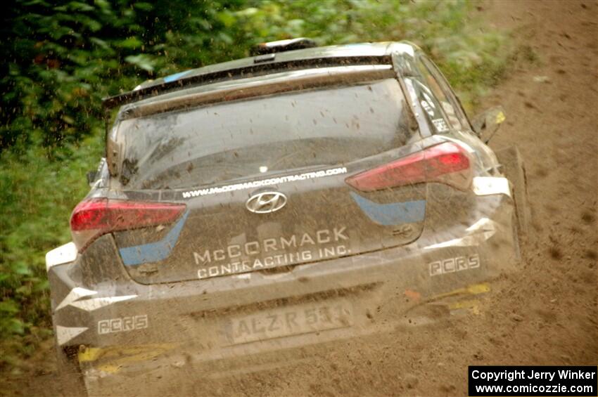 Enda McCormack / Liam McCormack Hyundai i20 R5 on SS5, Steamboat II.