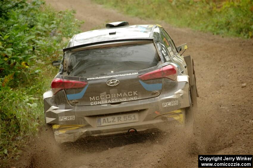 Enda McCormack / Liam McCormack Hyundai i20 R5 on SS5, Steamboat II.