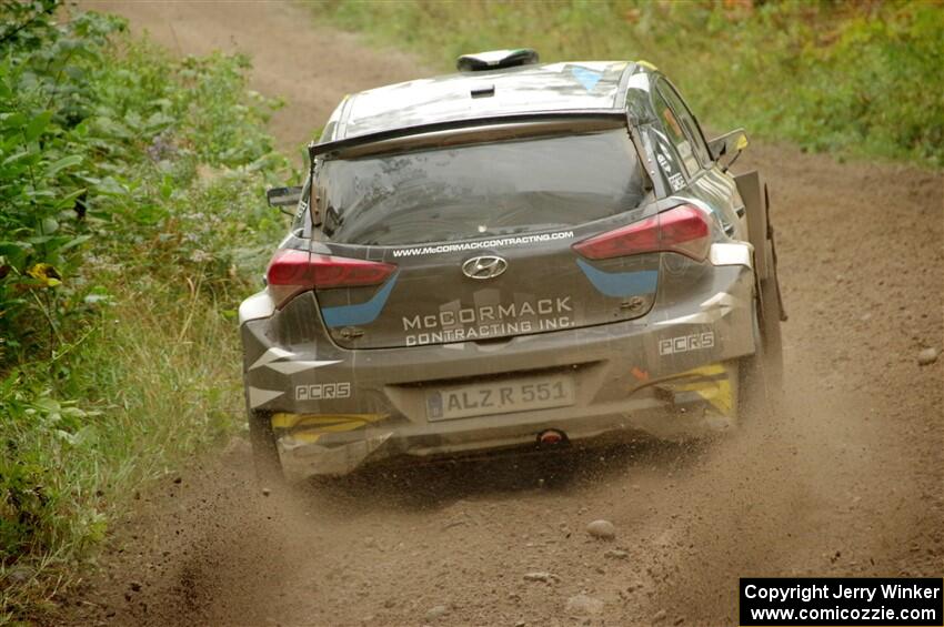 Enda McCormack / Liam McCormack Hyundai i20 R5 on SS5, Steamboat II.