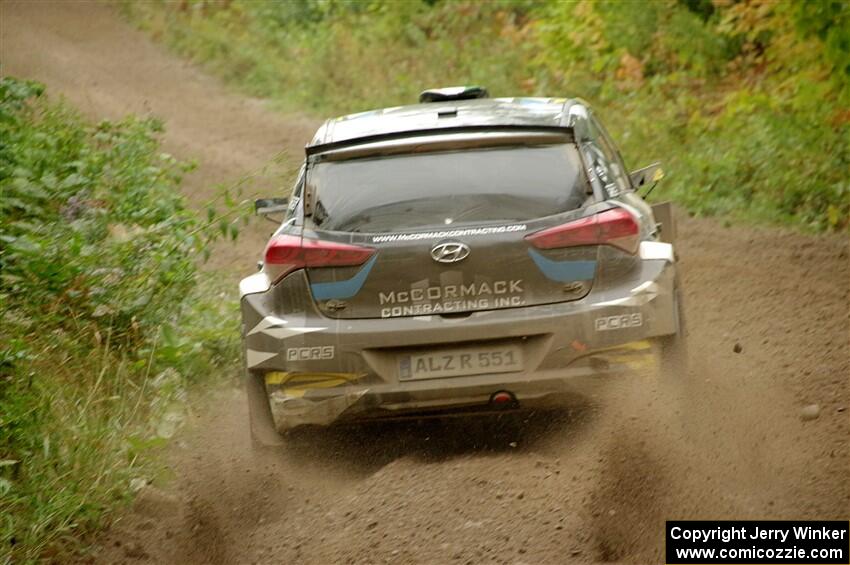 Enda McCormack / Liam McCormack Hyundai i20 R5 on SS5, Steamboat II.