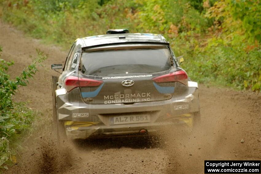 Enda McCormack / Liam McCormack Hyundai i20 R5 on SS5, Steamboat II.