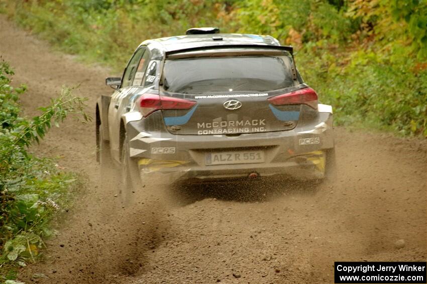 Enda McCormack / Liam McCormack Hyundai i20 R5 on SS5, Steamboat II.