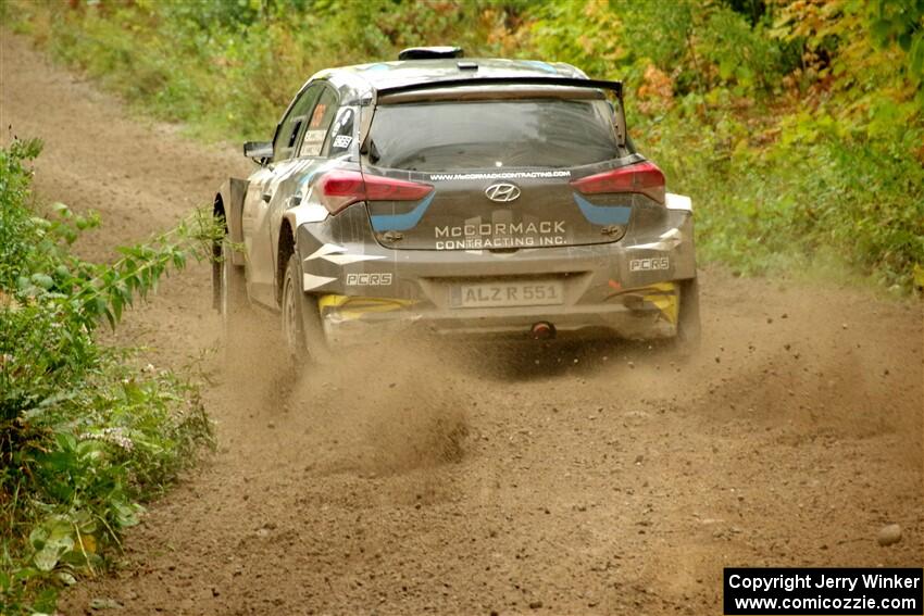 Enda McCormack / Liam McCormack Hyundai i20 R5 on SS5, Steamboat II.