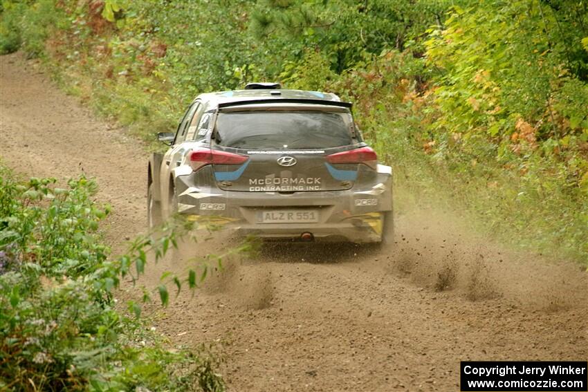 Enda McCormack / Liam McCormack Hyundai i20 R5 on SS5, Steamboat II.