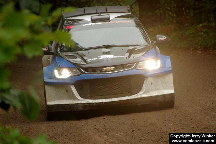 Pat Moro / Ole Holter Chevy Sonic LS on SS5, Steamboat II.