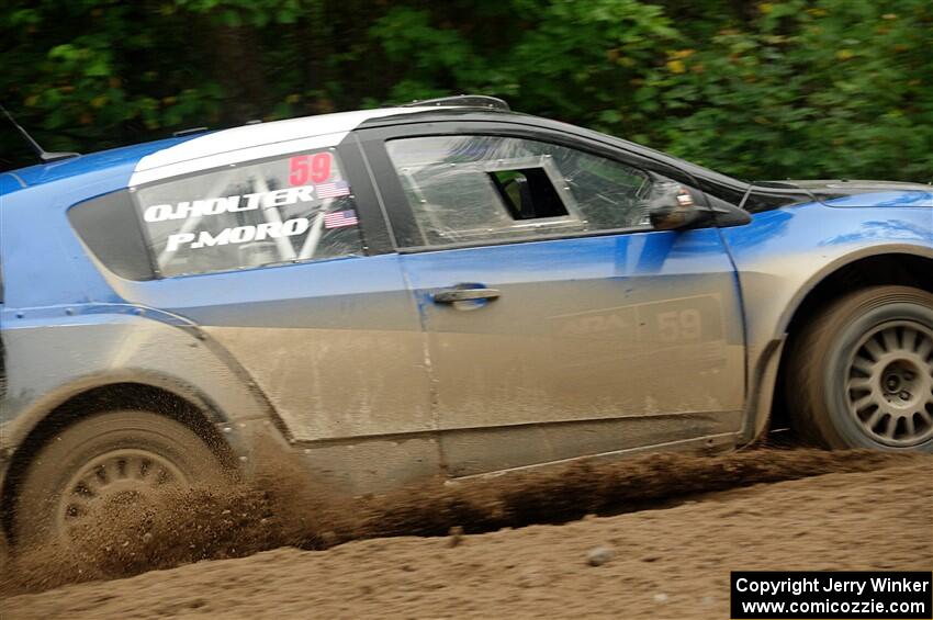 Pat Moro / Ole Holter Chevy Sonic LS on SS5, Steamboat II.