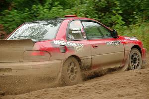 Mark Piatkowski / Claudia Barbera-Pullen Subaru Impreza 2.5RS on SS5, Steamboat II.