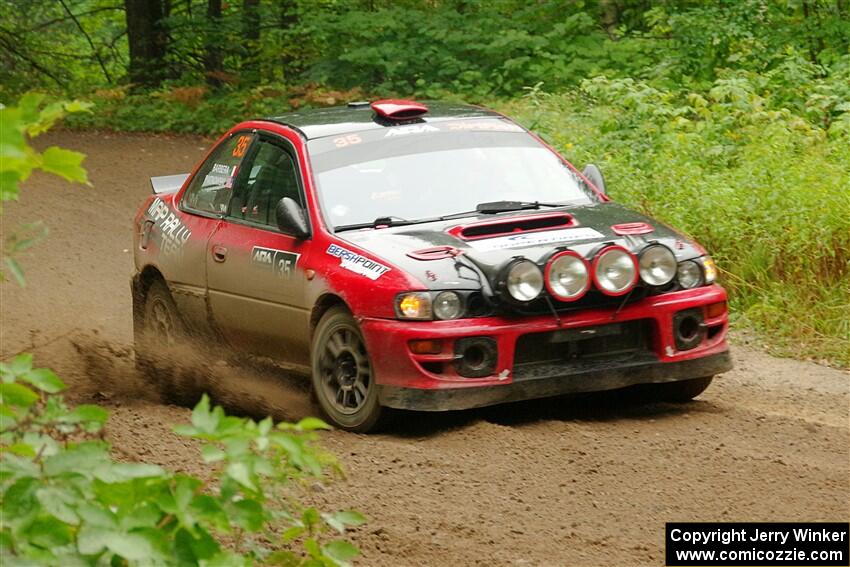 Mark Piatkowski / Claudia Barbera-Pullen Subaru Impreza 2.5RS on SS5, Steamboat II.