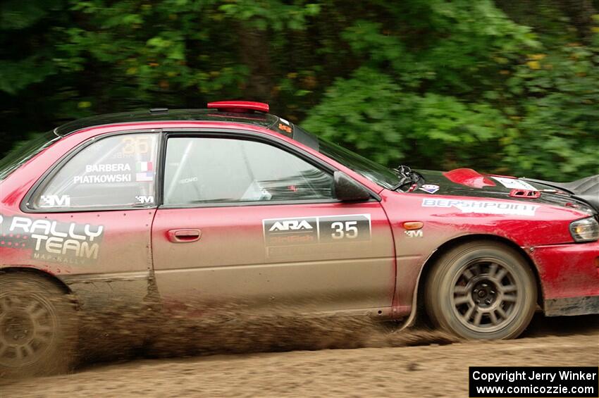 Mark Piatkowski / Claudia Barbera-Pullen Subaru Impreza 2.5RS on SS5, Steamboat II.