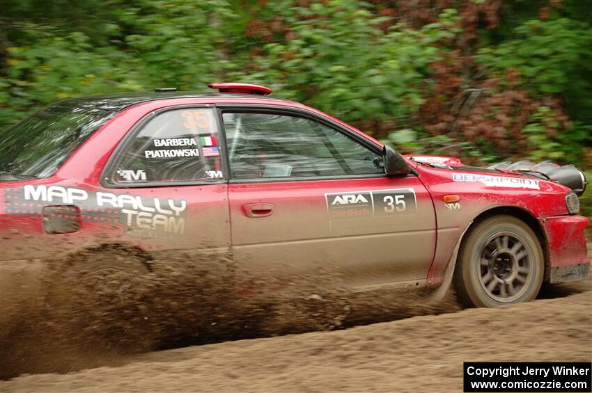 Mark Piatkowski / Claudia Barbera-Pullen Subaru Impreza 2.5RS on SS5, Steamboat II.