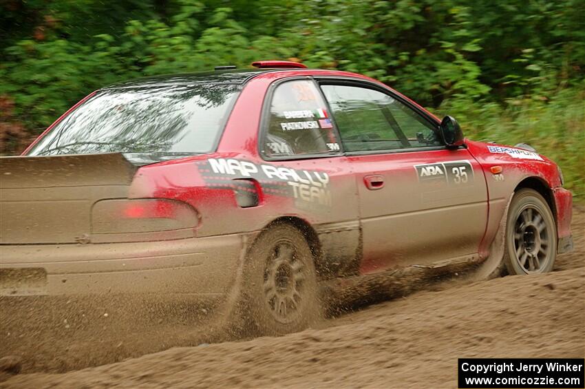 Mark Piatkowski / Claudia Barbera-Pullen Subaru Impreza 2.5RS on SS5, Steamboat II.