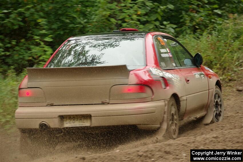 Mark Piatkowski / Claudia Barbera-Pullen Subaru Impreza 2.5RS on SS5, Steamboat II.