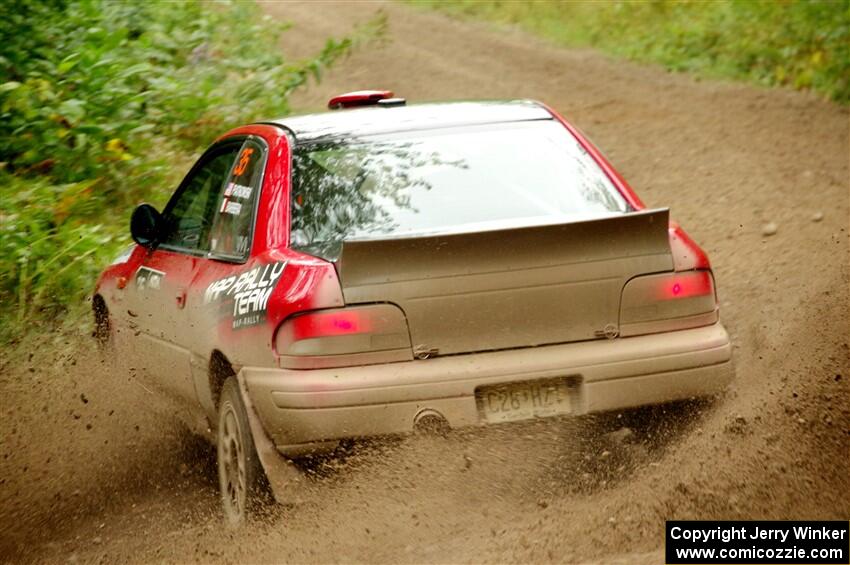 Mark Piatkowski / Claudia Barbera-Pullen Subaru Impreza 2.5RS on SS5, Steamboat II.