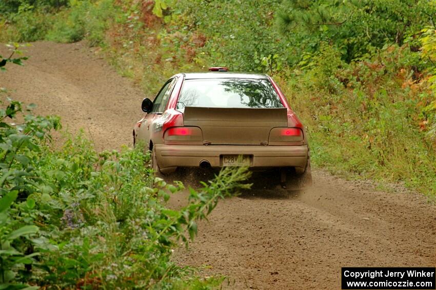 Mark Piatkowski / Claudia Barbera-Pullen Subaru Impreza 2.5RS on SS5, Steamboat II.