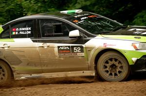 Eamon Fallon / Ozgur Simsek Mitsubishi Lancer Evo X on SS5, Steamboat II.