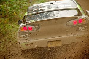 Eamon Fallon / Ozgur Simsek Mitsubishi Lancer Evo X on SS5, Steamboat II.