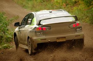 Eamon Fallon / Ozgur Simsek Mitsubishi Lancer Evo X on SS5, Steamboat II.