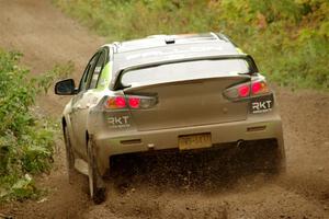 Eamon Fallon / Ozgur Simsek Mitsubishi Lancer Evo X on SS5, Steamboat II.