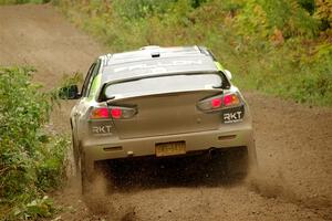 Eamon Fallon / Ozgur Simsek Mitsubishi Lancer Evo X on SS5, Steamboat II.