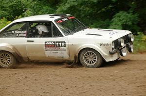 John Hill / Rebecca Ruston Ford Escort Mk II on SS5, Steamboat II.