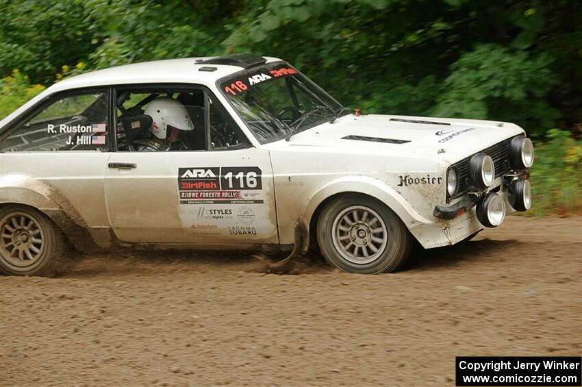 John Hill / Rebecca Ruston Ford Escort Mk II on SS5, Steamboat II.