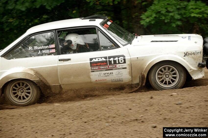 John Hill / Rebecca Ruston Ford Escort Mk II on SS5, Steamboat II.