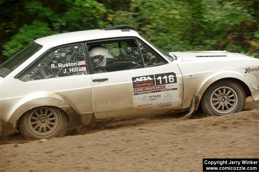 John Hill / Rebecca Ruston Ford Escort Mk II on SS5, Steamboat II.