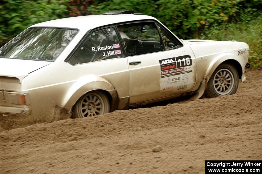 John Hill / Rebecca Ruston Ford Escort Mk II on SS5, Steamboat II.