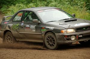 Jordan Locher / Tom Addison Subaru Impreza 2.5RS on SS5, Steamboat II.