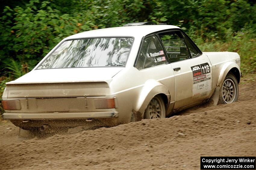 John Hill / Rebecca Ruston Ford Escort Mk II on SS5, Steamboat II.