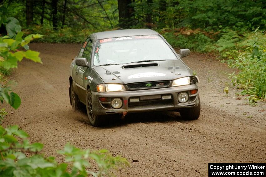 Jordan Locher / Tom Addison Subaru Impreza 2.5RS on SS5, Steamboat II.